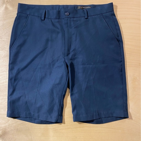 Greg Norman Men's Navy Blue Shorts 34 (MX) - Picture 2 of 9